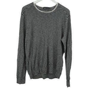 Vince Striped Cotton Sweater Size XL